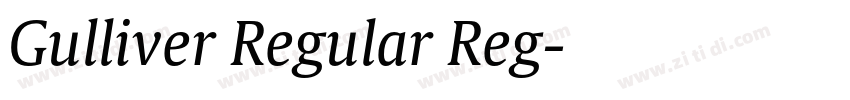 Gulliver Regular Reg字体转换 Gulliver Regular Reg字体转换